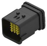 AUTOMOTIVE HOUSING, RCPT, 20POS, BLK