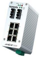 ENET SWITCH, INDUS, RJ45X6/FAST ENETX2