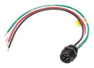 CABLE ASSY, 3P RCPT-FREE END, 19.7"