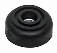 Rubber Foot with Metal Washer - 1 1/8" Diameter x 1/2" Thickness