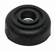Rubber Foot with Metal Washer - 1 1/8" Diameter x 1/2" Thickness