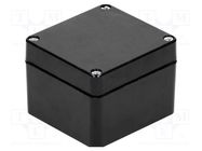 Enclosure: multipurpose; X: 75mm; Y: 80mm; Z: 55mm; polyester; black RAYCHEM RPG