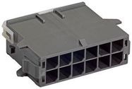 CONNECTOR HOUSING, PLUG, 12POS, 5.7MM