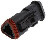 AUTOMOTIVE HOUSING, PLUG, 3POS, 13A