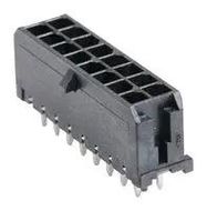 CONN, HEADER, 16POS, 2ROW, 3MM, TH