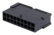 CONNECTOR HOUSING, PLUG, 18POS