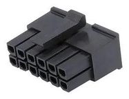 RCPT HOUSING, PA, 12POS, 3MM