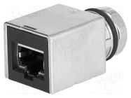 Adapter; M12 female X coded,RJ45 socket; X code-ProfiNET 