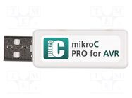 Compiler; USB key,DVD disc; C MIKROE