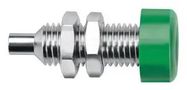 CONN, BANANA, JACK, 32A, GREEN, SOLDER