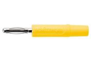 CONN, BANANA, PLUG, 10A, YELLOW, SOLDER