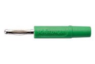 CONN, BANANA, PLUG, 10A, GREEN, SOLDER