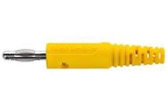 CONN, BANANA, PLUG, 32A, YELLOW, SOLDER