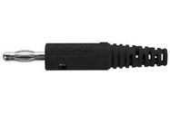 CONN, BANANA, PLUG, 32A, BLACK, SOLDER