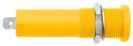 CONN, BANANA, JACK, 16A, YEL, QC/SOLDER