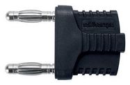 CONN, BANANA, PLUG, 12A, BLACK