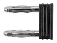 CONN, BANANA, PLUG, 12A, BLACK