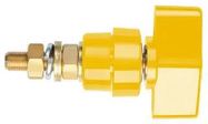 BINDING POST, 100A, PANEL, YELLOW