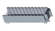 BACKPLANE CONNECTOR, HEADER, 144POS, 2MM