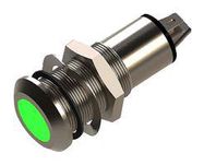 PANEL INDICATOR, GREEN, 13MM, 28VDC