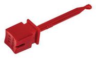 PLUNGER CLIP, TEST EQUIPMENT, RED