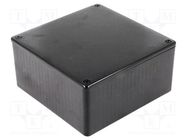 Enclosure: multipurpose; X: 120mm; Y: 120mm; Z: 59mm; 1591; ABS; black HAMMOND