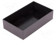 Enclosure: designed for potting; X: 60mm; Y: 100mm; Z: 25mm; ABS HAMMOND