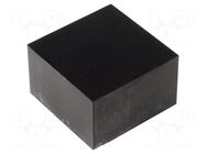 Enclosure: designed for potting; X: 50mm; Y: 50mm; Z: 30mm; ABS HAMMOND