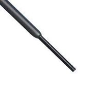 HEAT-SHRINK TUBING, 2:1, BLACK, 6.35MM