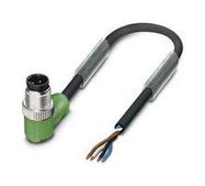 SENSOR CORD, 4POS M12 PLUG-FREE END, 10M