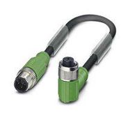 SENSOR CORD, 4P M12 PLUG-M12 RCPT, 3M