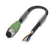 SENSOR CORD, 4P M12 PLUG-FREE END, 5M