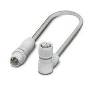 SENSOR CORD, 4P M12 PLUG-M12 RCPT, 1.5M