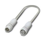 SENSOR CORD, 4P M12 PLUG-M12 RCPT, 1.5M