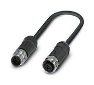 SENSOR CORD, 4P M12 PLUG-M12 RCPT, 2M