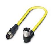 SENSOR CORD, 4P M8 PLUG-M12 RCPT, 500MM