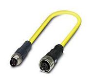 SENSOR CORD, 4P M8 PLUG-M12 RCPT, 1.5M