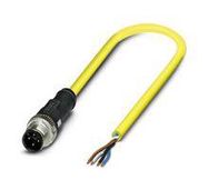 SENSOR CORD, 4P M12 PLUG-FREE END, 10M