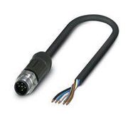 SENSOR CORD, 5P M12 PLUG-FREE END, 5M