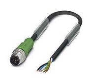 SENSOR CORD, 5P M12 PLUG-FREE END, 3M