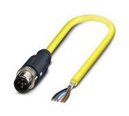 SENSOR CORD, 5P M12 PLUG-FREE END, 10M