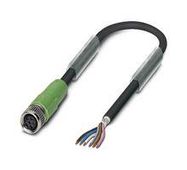 SENSOR CORD, 6P M8 RCPT-FREE END, 5M