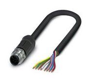 SENSOR CORD, 8P M12 PLUG-FREE END, 5M