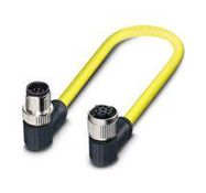 SENSOR CORD, 8P M12 PLUG-M12 RCPT, 1.5M