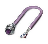 SENSOR CORD, 5P M12 RCPT-FREE END, 0.5M