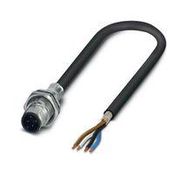 SENSOR CORD, 4P M12 PLUG-FREE END, 2M