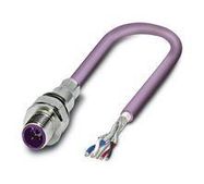 SENSOR CORD, 5P M12 PLUG-FREE END, 1M