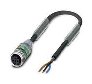 SENSOR CORD, 3P M12 RCPT-FREE END, 1.5M