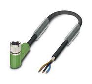 SENSOR CORD, 3P M8 R/A RCPT-FREE END, 3M