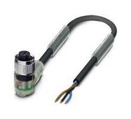 SENSOR CORD, 3P M12 RA RCPT-FREE END, 5M